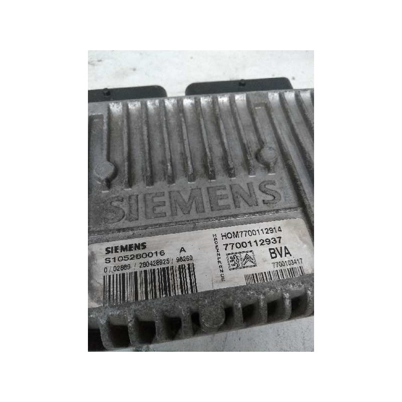 Recambio de centralita cambio automatico para renault megane i scenic (ja0) 2.0 cat referencia OEM IAM S105280016A HOM7700112914