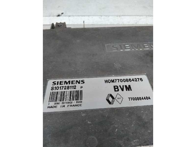 Recambio de centralita motor uce para renault 19 (b/c/l53) referencia OEM IAM S101728112P HOM7700864276 7700864484
