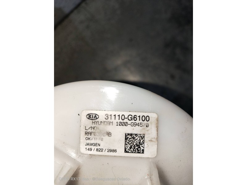 Recambio de bomba combustible para kia picanto (ja) concept referencia OEM IAM 31110G6100 1000G94570 