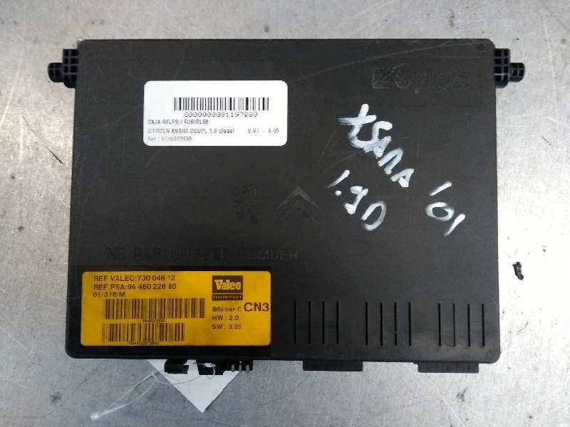 Recambio de caja reles / fusibles para citroen xsara coupe 1.9 diesel referencia OEM IAM 9646022680 73004612  Recambio de caja reles / fusibles para citroen xsara coupe 1.9 diesel referencia OEM IAM 9646022680 73004612