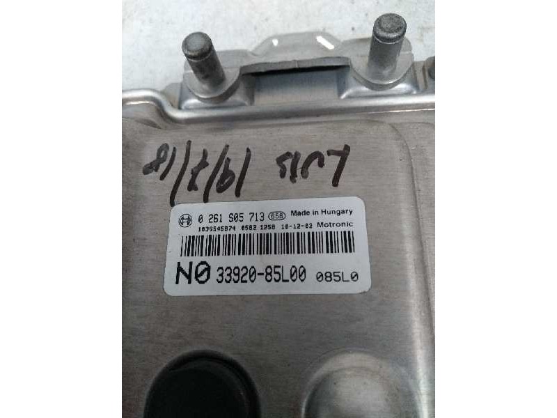 Recambio de centralita motor uce para opel agila b 1.2 cat (k12b / luy) referencia OEM IAM 0261S05713 3392085L00 N0