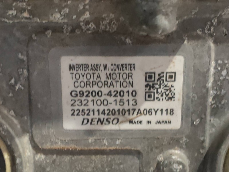 Recambio de modulo electronico para lexus nx 300h 2wd referencia OEM IAM 2321001513 G920042010 1817000330 G927078010