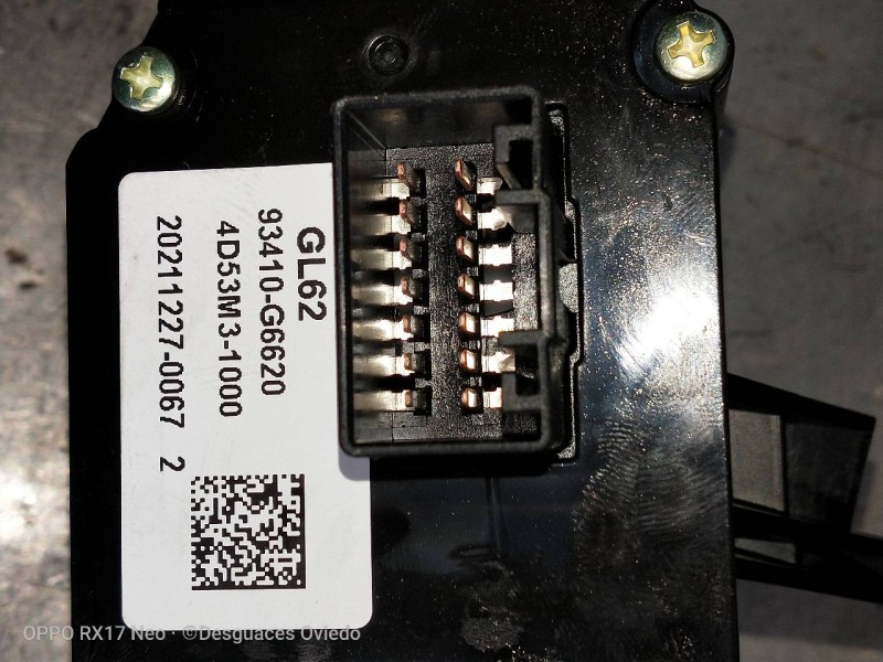 Recambio de mando luces para kia picanto (ja) concept referencia OEM IAM 93410G6620  