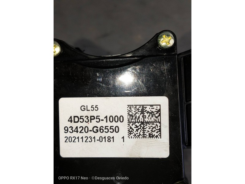 Recambio de mando limpia para kia picanto (ja) concept referencia OEM IAM 93420G6550  