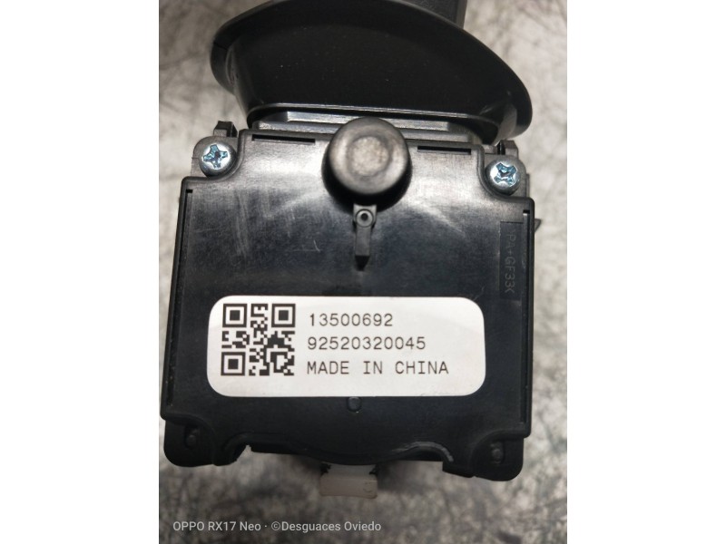 Recambio de mando luces para chevrolet cruze ls referencia OEM IAM 13500692 92520320045 