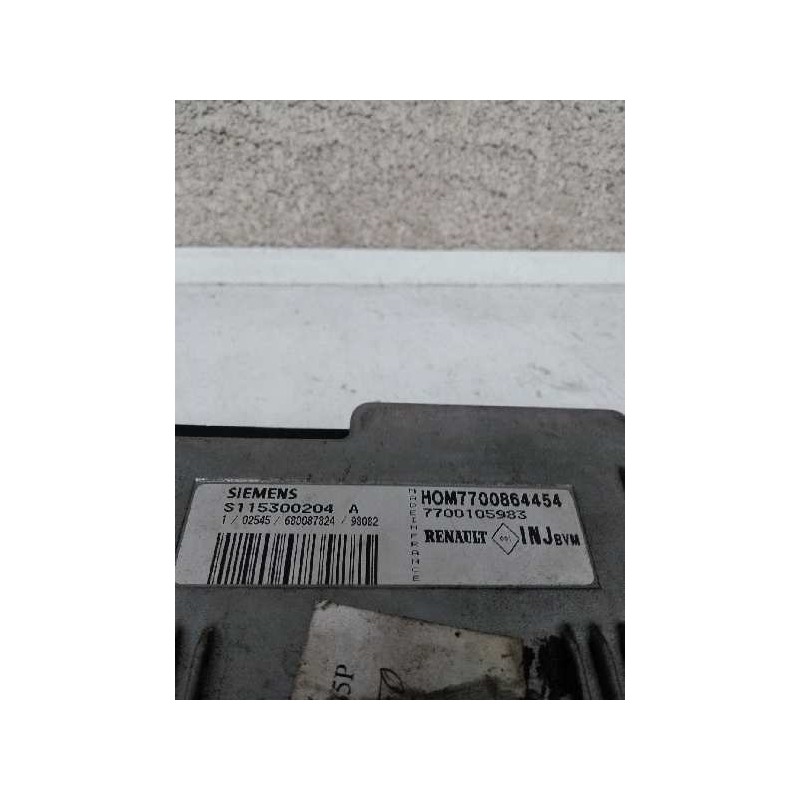 Recambio de centralita motor uce para renault megane i berlina hatchback (ba0) 1.5 cat referencia OEM IAM S115300204A HOM7700864