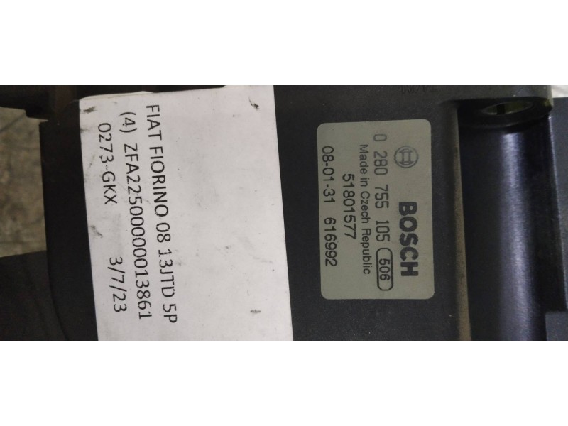 Recambio de potenciometro pedal para fiat fiorino básico referencia OEM IAM 0280755105 51801577 