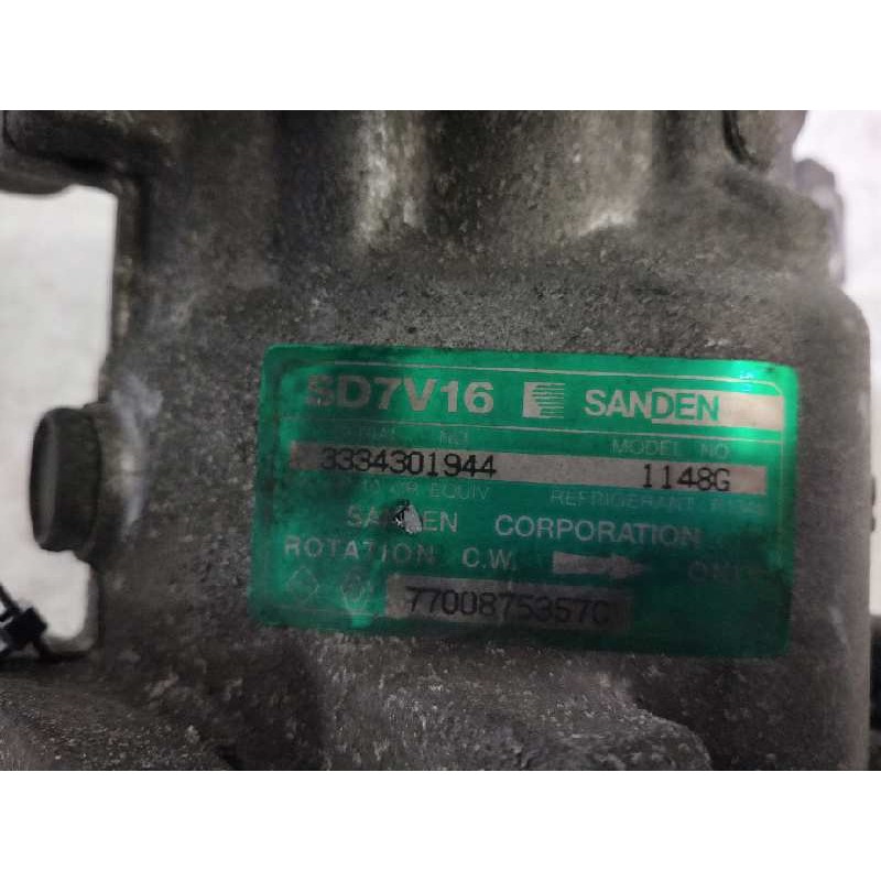 Recambio de compresor aire acondicionado para renault clio ii fase i (b/cbo) 1.6 referencia OEM IAM SD7V161148G 1148G 7700875353