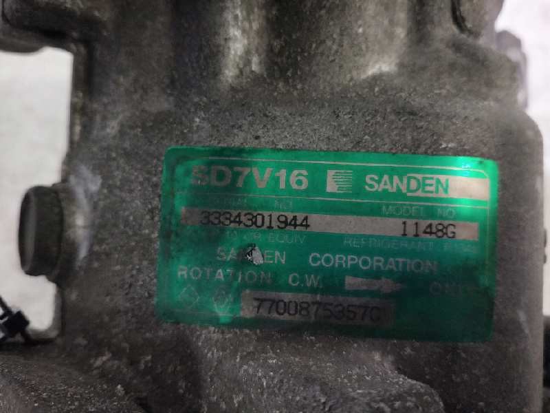 Recambio de compresor aire acondicionado para renault clio ii fase i (b/cbo) 1.6 referencia OEM IAM SD7V161148G 1148G 7700875353