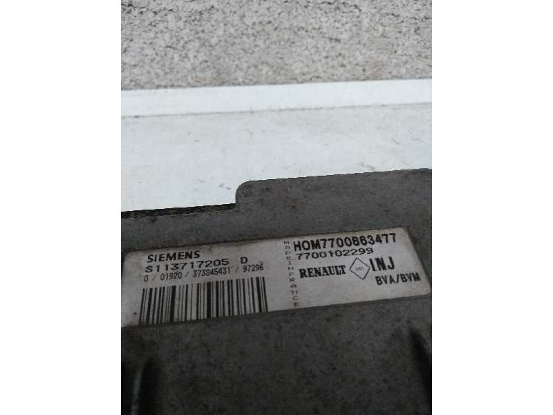 Recambio de centralita motor uce para renault laguna (b56) referencia OEM IAM S113717205D HOM7700863477 7700102299