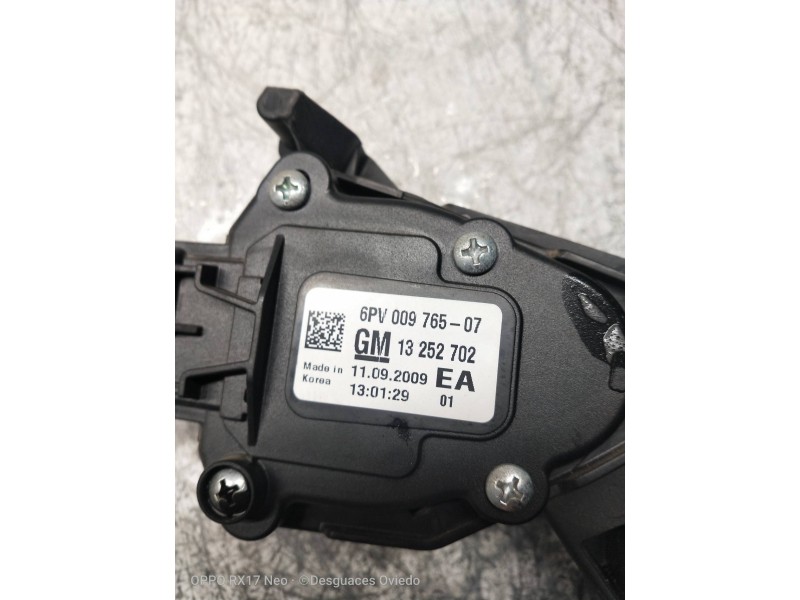 Recambio de potenciometro pedal para chevrolet cruze ls referencia OEM IAM 6PV00976507 13252702 