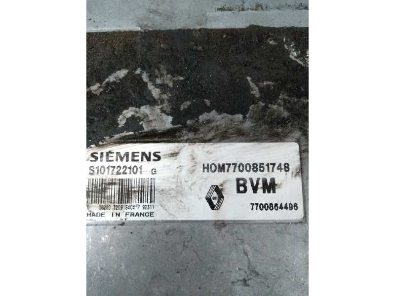 Recambio de centralita motor uce para renault safrane (b54) 3.0 v6 referencia OEM IAM S101722101G HOM7700851748 7700864496