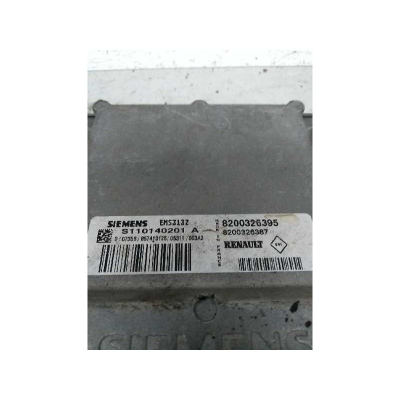 Recambio de centralita motor uce para renault clio ii fase i (b/cbo) 1.2 referencia OEM IAM S110140201A 8200326395 8200326387 EM