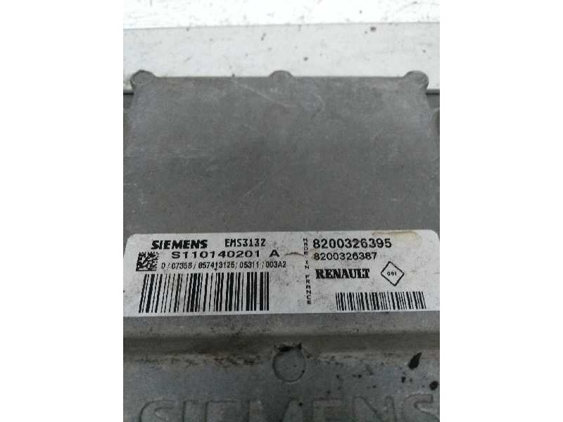 Recambio de centralita motor uce para renault clio ii fase i (b/cbo) 1.2 referencia OEM IAM S110140201A 8200326395 8200326387 EM