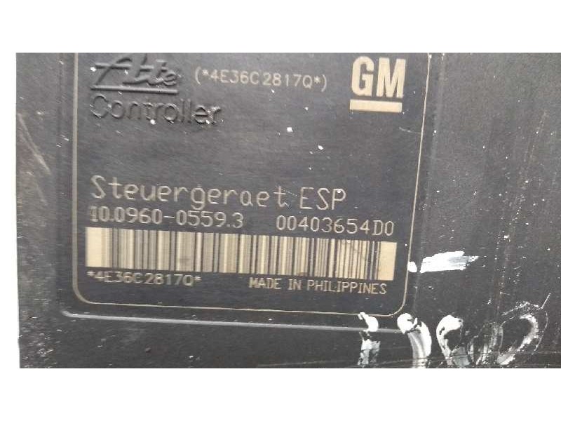Recambio de abs para opel zafira b 1.9 cdti referencia OEM IAM 10096005593 10020602484 00403654D0 13234911