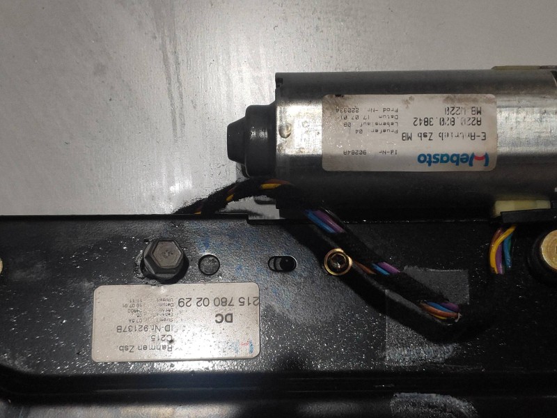 Recambio de techo electrico para mercedes clase cl (w215) coupe 600 (215.378) referencia OEM IAM A2208203842 2157800229 A215820 