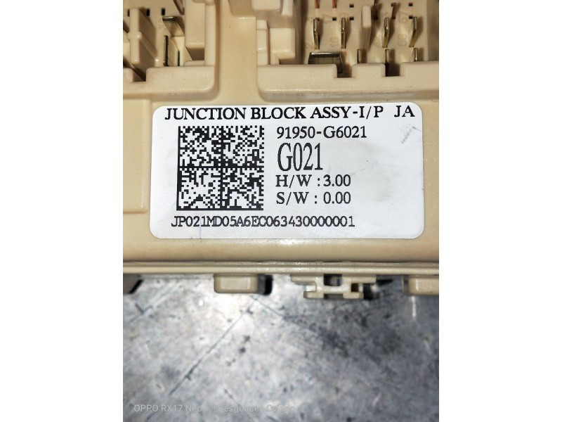 Recambio de caja reles / fusibles para kia picanto (ja) concept referencia OEM IAM 91950G6021  