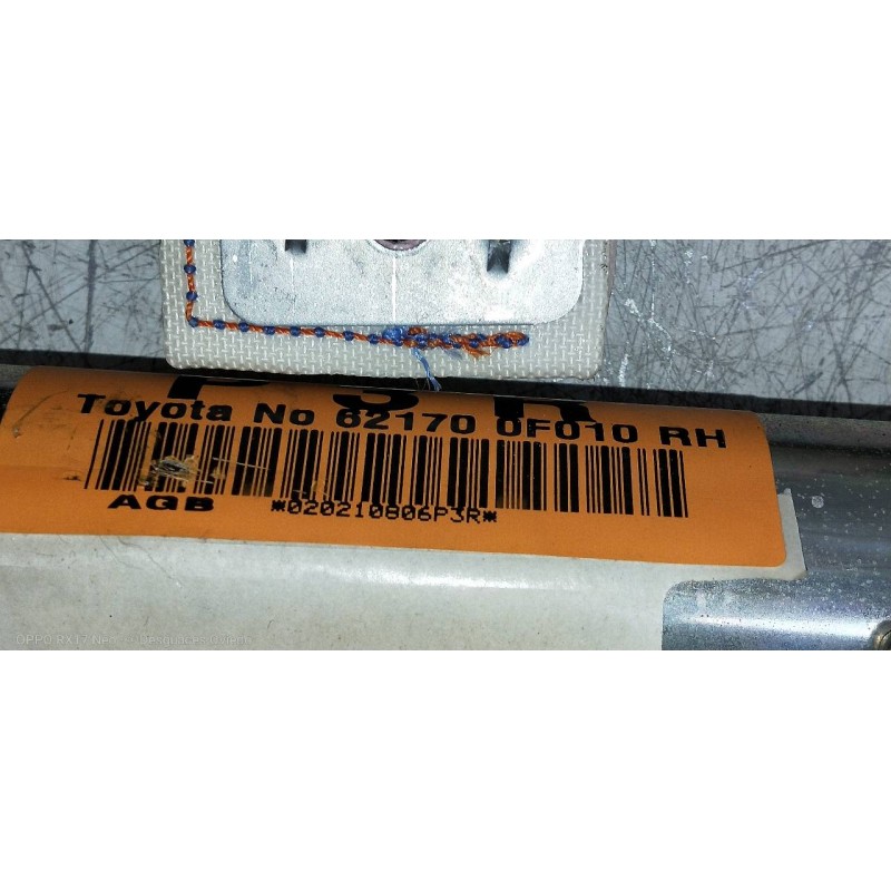 Recambio de airbag cortina delantero derecho para toyota corolla verso (r1) 2,2 d-4d sport referencia OEM IAM 621700F010  