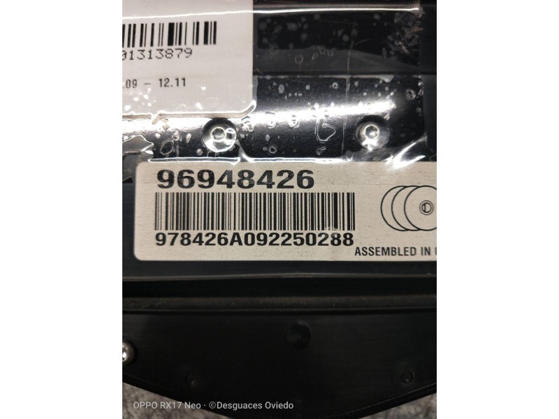 Recambio de sistema audio / radio cd para chevrolet cruze ls referencia OEM IAM 96948426 20854720 