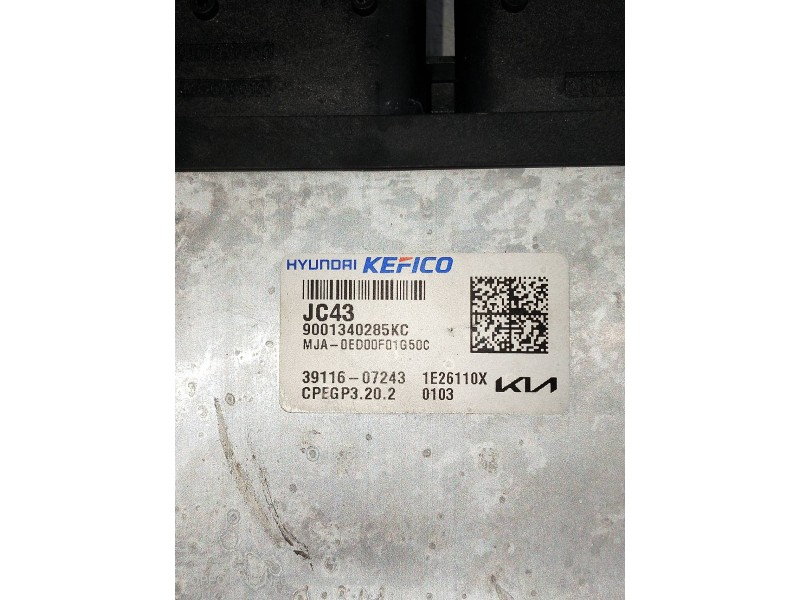 Recambio de centralita motor uce para kia picanto (ja) concept referencia OEM IAM CPEGP3202 3911607243 1E26110X
