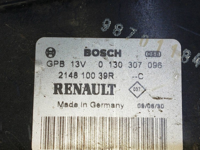 Recambio de electroventilador para renault laguna iii 1.5 dci diesel referencia OEM IAM 214810039R 0130307096 