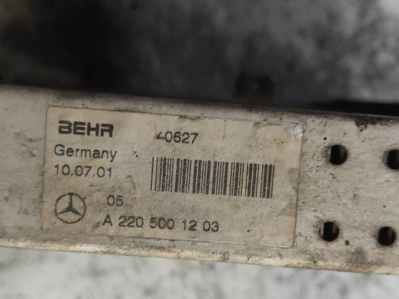 Recambio de radiador calefaccion / aire acondicionado para mercedes clase cl (w215) coupe 600 (215.378) referencia OEM IAM A2205