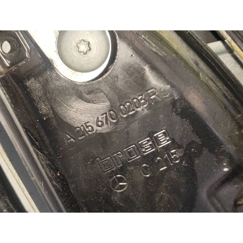Recambio de elevalunas trasero derecho para mercedes clase cl (w215) coupe 600 (215.378) referencia OEM IAM A2156700203  