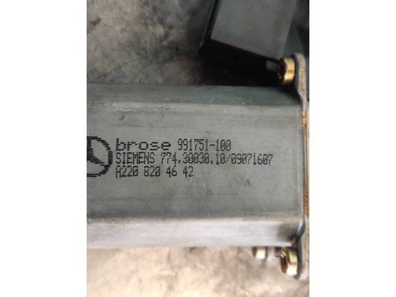 Recambio de elevalunas delantero derecho para mercedes clase cl (w215) coupe 600 (215.378) referencia OEM IAM A2208204642 991751
