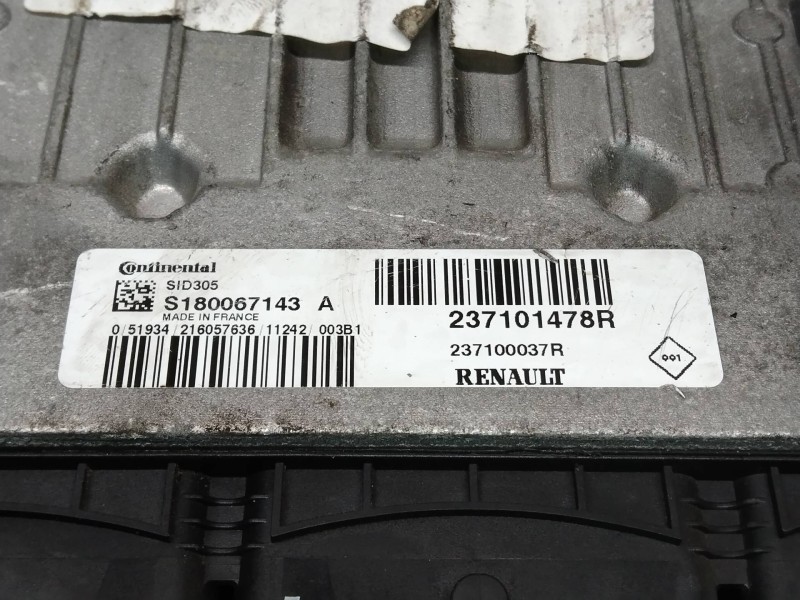 Recambio de centralita motor uce para renault scenic iii emotion referencia OEM IAM S180067143A 237101478R 237100037R SID305