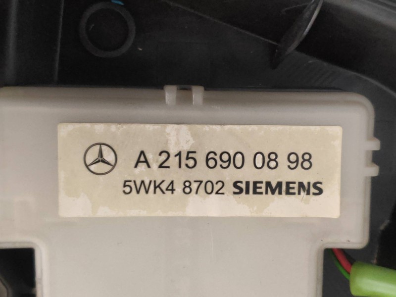 Recambio de modulo electronico para mercedes clase cl (w215) coupe 600 (215.378) referencia OEM IAM A2156900898 5WK48702 