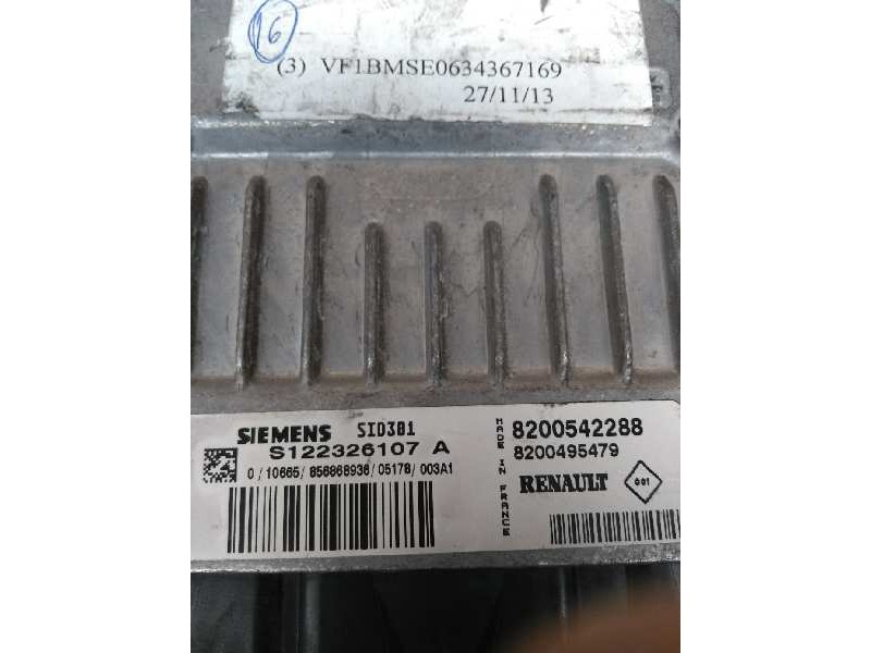 Recambio de centralita motor uce para renault megane ii berlina 5p 1.5 dci diesel referencia OEM IAM S122326107A 8200542288 8200