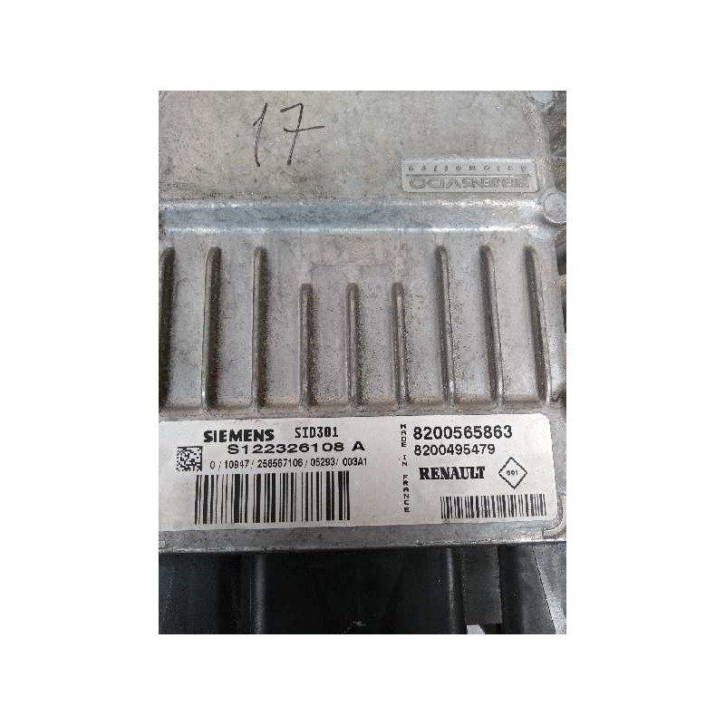 Recambio de centralita motor uce para renault megane ii familiar 1.5 dci diesel referencia OEM IAM S122326108A 8200565863 820049