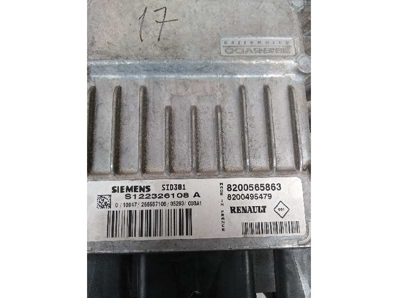 Recambio de centralita motor uce para renault megane ii familiar 1.5 dci diesel referencia OEM IAM S122326108A 8200565863 820049