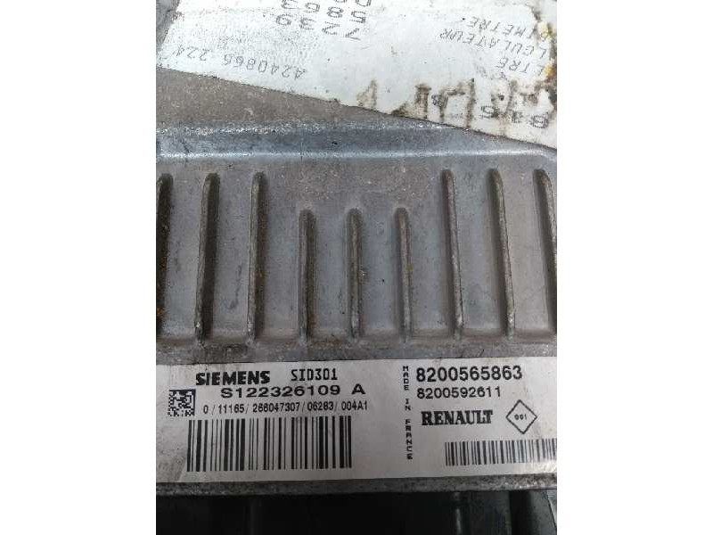 Recambio de centralita motor uce para renault scenic ii dynamique referencia OEM IAM S122326109A 8200565863 8200592611 SID301