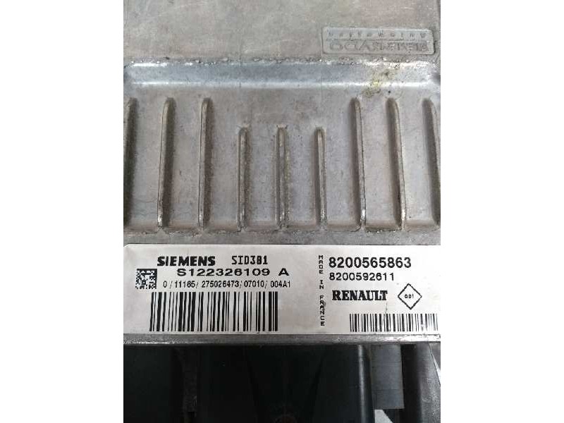 Recambio de centralita motor uce para renault megane ii familiar 1.5 dci diesel referencia OEM IAM S122326109A 8200565863 820059