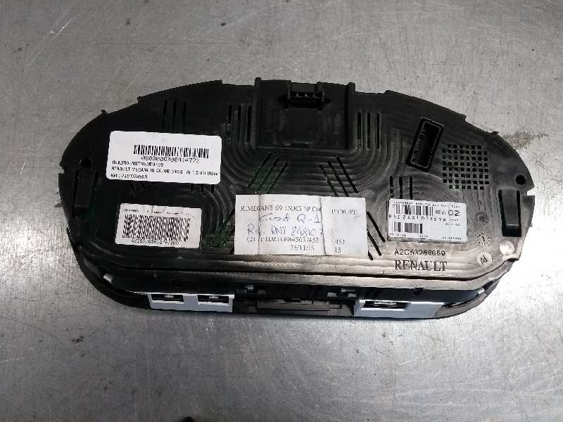 Recambio de cuadro instrumentos para renault megane iii coupe 1.5 dci diesel fap referencia OEM IAM 248107859R  
