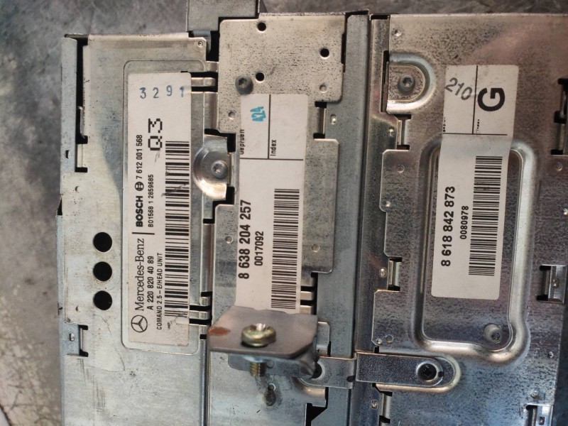 Recambio de sistema navegacion gps para mercedes clase cl (w215) coupe 600 (215.378) referencia OEM IAM A2208204089 7612001568 8