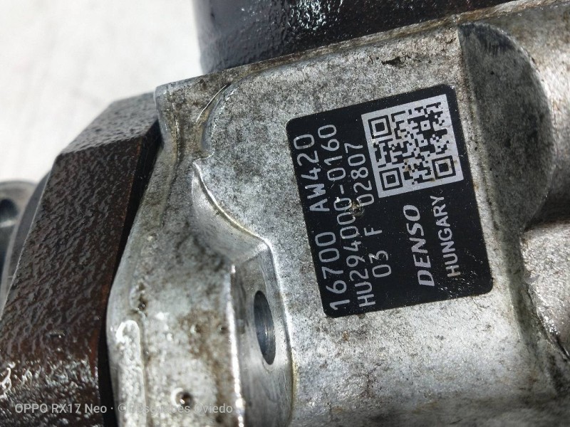 Recambio de bomba inyeccion para nissan almera (n16/e) acenta referencia OEM IAM 16700AW420 2940000160 DENSO
