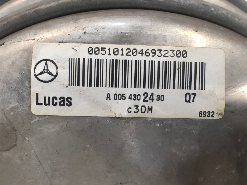 Recambio de servofreno para mercedes clase cl (w215) coupe 600 (215.378) referencia OEM IAM A0054302430  