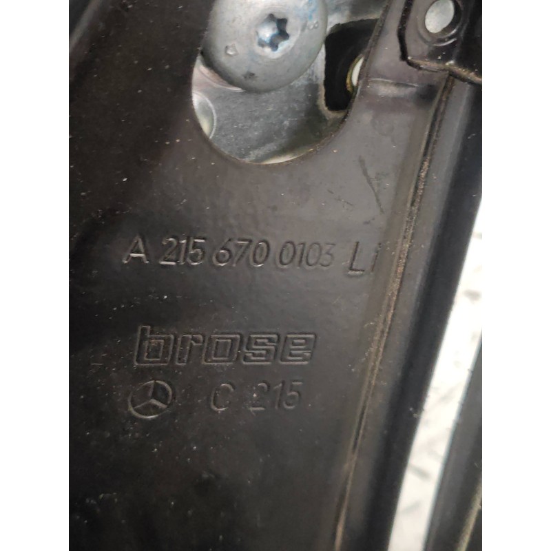 Recambio de elevalunas trasero izquierdo para mercedes clase cl (w215) coupe 600 (215.378) referencia OEM IAM A2156700103  