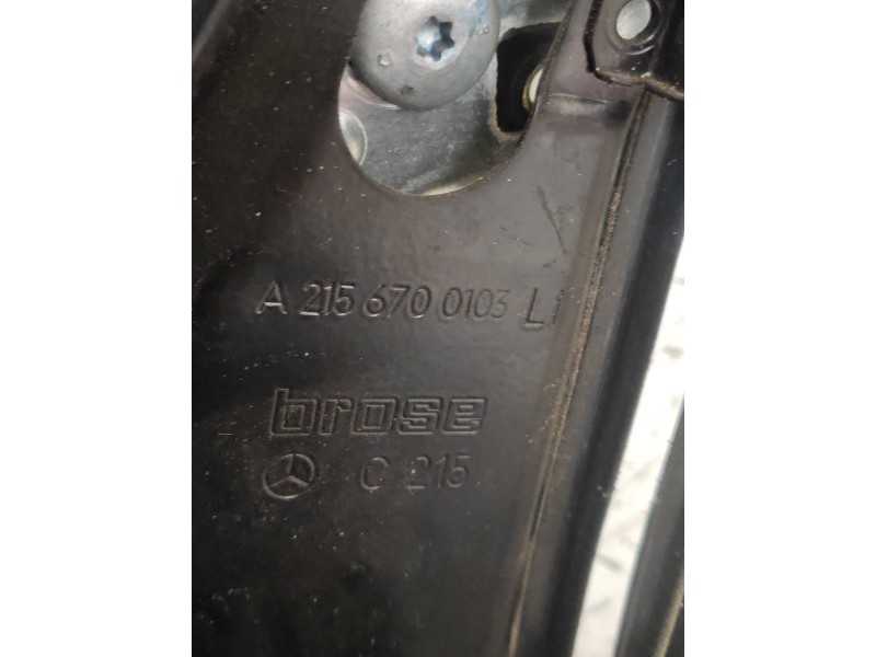 Recambio de elevalunas trasero izquierdo para mercedes clase cl (w215) coupe 600 (215.378) referencia OEM IAM A2156700103  
