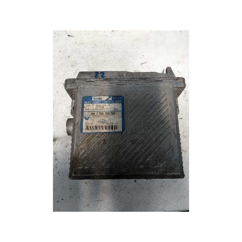 Recambio de centralita motor uce para renault trafic (desde 5.89) referencia OEM IAM R04080013B HOM7700300753 7700311471 80758B