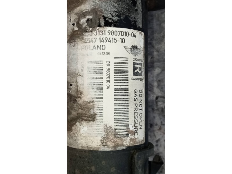 Recambio de amortiguador delantero derecho para mini countryman (r60) one d referencia OEM IAM 9807010  
