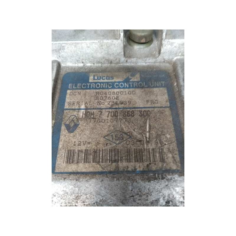 Recambio de centralita motor uce para renault kangoo (f/kc0) 1.9 diesel referencia OEM IAM R04080010D HOM7700868300 7700107773 8 Recambio de centralita motor uce para renault kangoo (f/kc0) 1.9 diesel referencia OEM IAM R04080010D HOM7700868300 7700107773 8