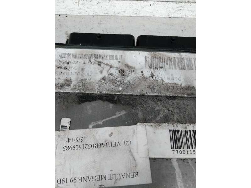 Recambio de centralita motor uce para renault megane i berlina hatchback (ba0) 1.9 diesel referencia OEM IAM R04010029D 77001154