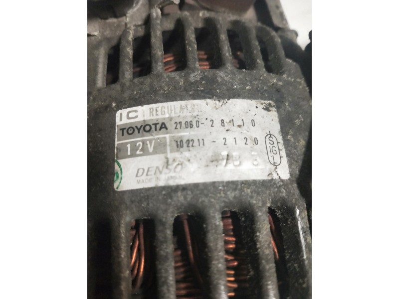 Recambio de alternador para toyota rav 4 (a2) 2.0 sol 4x4 referencia OEM IAM 1022112120   Recambio de alternador para toyota rav 4 (a2) 2.0 sol 4x4 referencia OEM IAM 1022112120