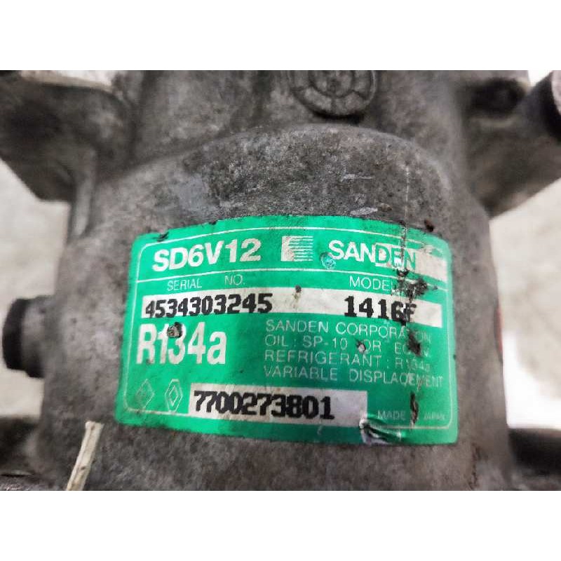 Recambio de compresor aire acondicionado para renault clio ii fase ii (b/cb0) 1.5 dci diesel referencia OEM IAM SD6V121416F 1416