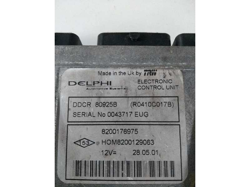 Recambio de centralita motor uce para renault clio ii fase ii (b/cb0) 1.5 dci diesel referencia OEM IAM R0410C017B 8200176975 HO