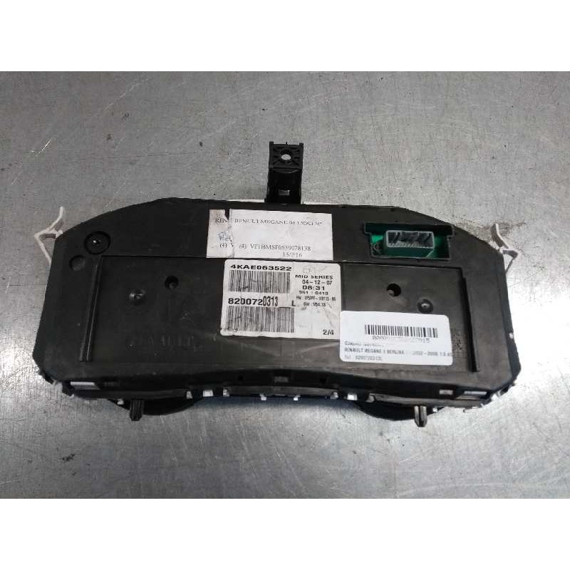 Recambio de cuadro instrumentos para renault megane ii berlina 3p 1.5 dci diesel cat referencia OEM IAM 8200720313L  