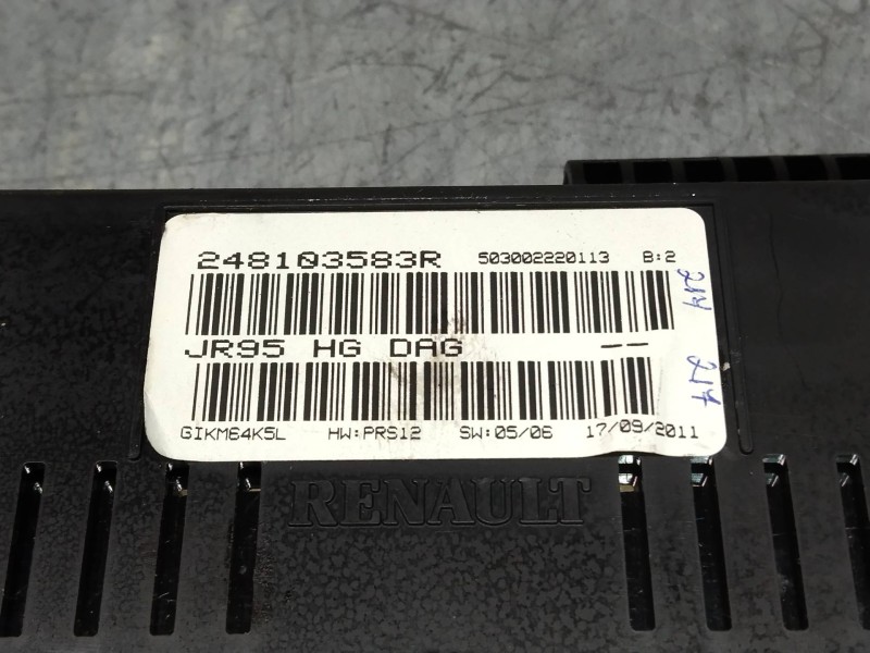 Recambio de cuadro instrumentos para renault scenic iii emotion referencia OEM IAM 248103583R 503002220113 